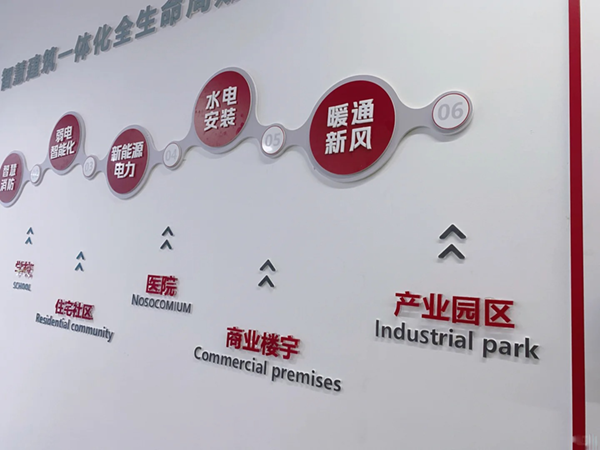 现代简约企业文化墙
